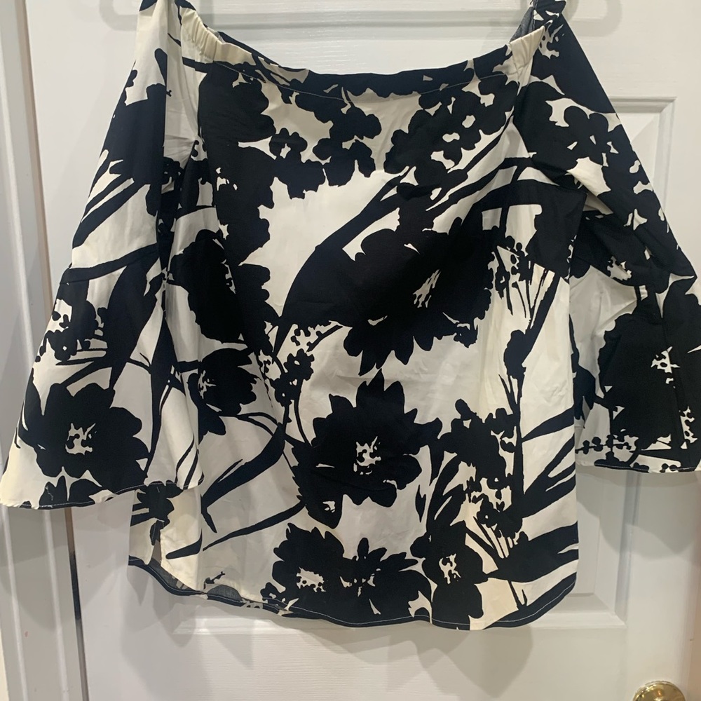 Black White Market off shoulder top